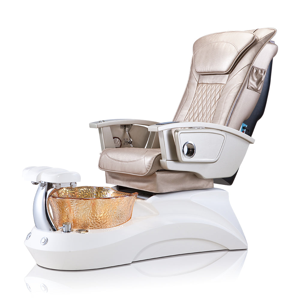 Greenlife Luxury Spa Pedicure Chair S839 With Portable Glass Pedicure Bowl - Greenlife - Pedicure Chair