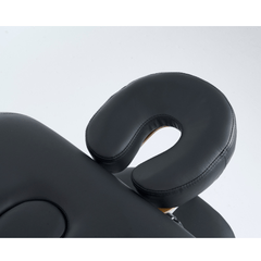 4" thick 3 Section Wooden Greenlife® master Portable Massage Table Cream / Black - MTW131 - GreenLife - Portable Massage Table