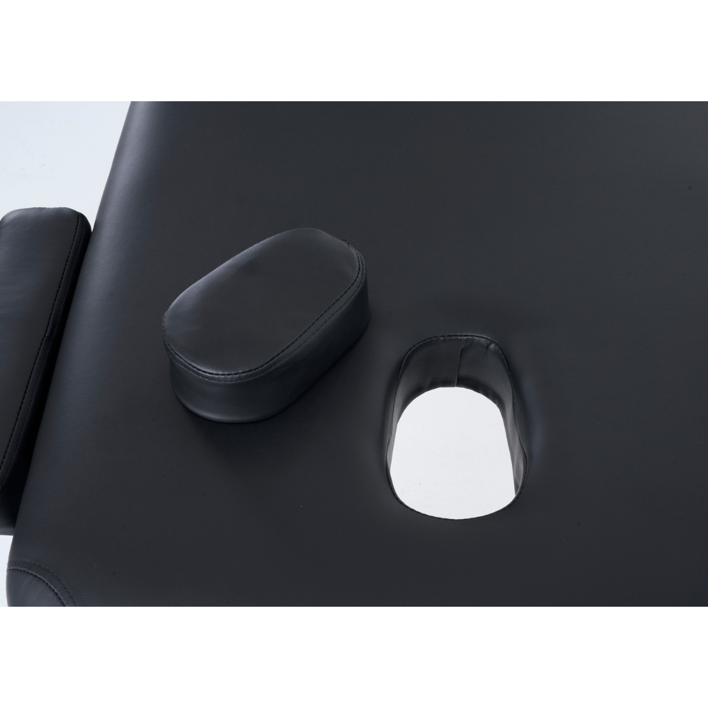 5" thick 2 Section wooden Greenlife ® Portable Massage Table Black / Cream - GreenLife - Portable Massage Table