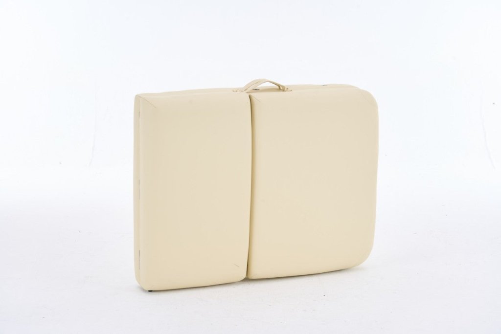 5" thick 3 Section Wooden Greenlife® master Portable Massage Table Cream or Black - MTW132 - GreenLife - Portable Massage Table