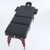 5" thick 3 Section Wooden Greenlife® master Portable Massage Table Cream or Black - MTW132 - GreenLife - Portable Massage Table
