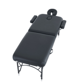 Greenlife 4" master 2 Section Aluminum Portable massage table - Black / Cream MTA121 - GreenLife - Portable Massage Table