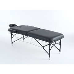 Greenlife 4" master 2 Section Aluminum Portable massage table - Black / Cream MTA121 - GreenLife - Portable Massage Table