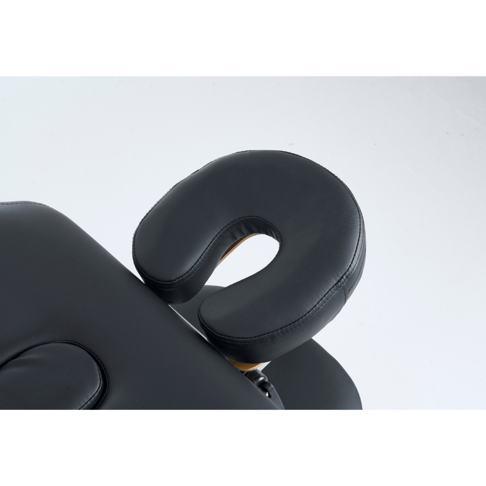 Greenlife 4" master 2 Section Aluminum Portable massage table - Black / Cream MTA121 - GreenLife - Portable Massage Table