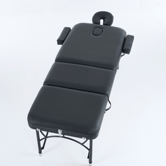 Geenlife ® master 3 - Section 4" Aluminum Portable Massage Table - Black / Cream MTA131 - GreenLife - Portable Massage Table