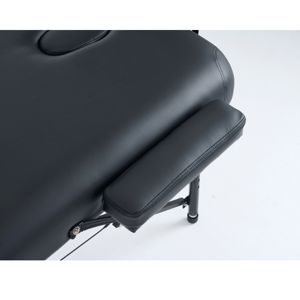 Geenlife ® master 3 - Section 4" Aluminum Portable Massage Table - Black / Cream MTA131 - GreenLife - Portable Massage Table