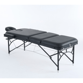Geenlife ® master 3 - Section 4" Aluminum Portable Massage Table - Black / Cream MTA131 - GreenLife - Portable Massage Table