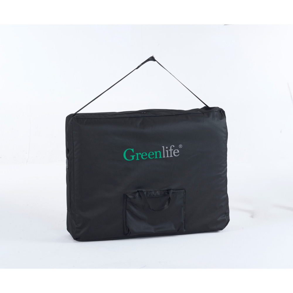 Geenlife ® master 3 - Section 4" Aluminum Portable Massage Table - Black / Cream MTA131 - GreenLife - Portable Massage Table