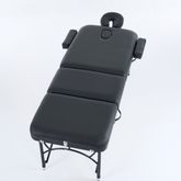 Greenlife ® master 3 Section 5" Aluminum Super Portable Massage Table - Black / Cream MTA132 - GreenLife - Portable Massage Table