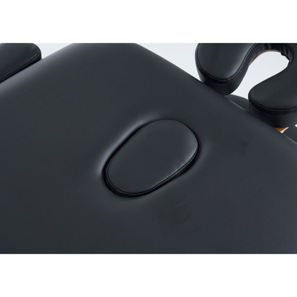 Greenlife ® master 3 Section 5" Aluminum Super Portable Massage Table - Black / Cream MTA132 - GreenLife - Portable Massage Table