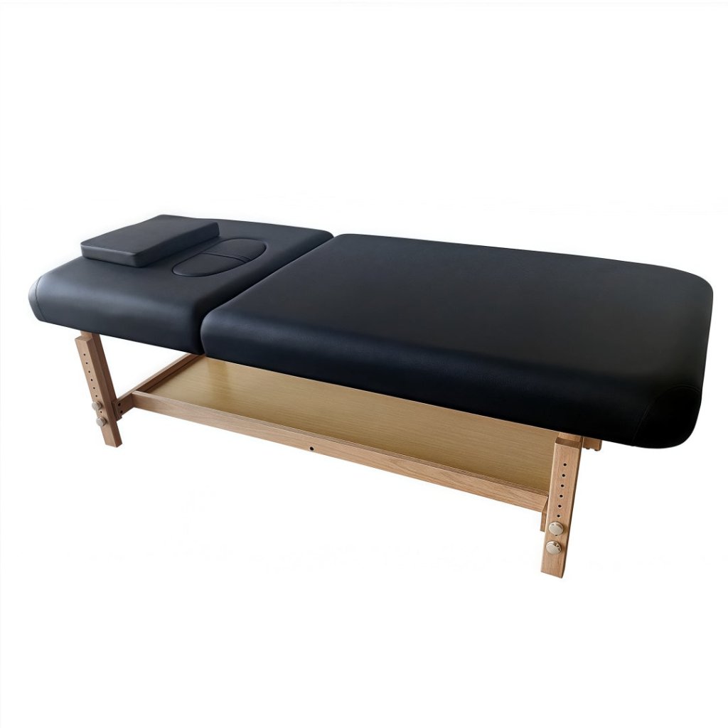 Wood Stationary Massage Bed With Strong Frame 101704 - GreenLife - Stationary Massage Table