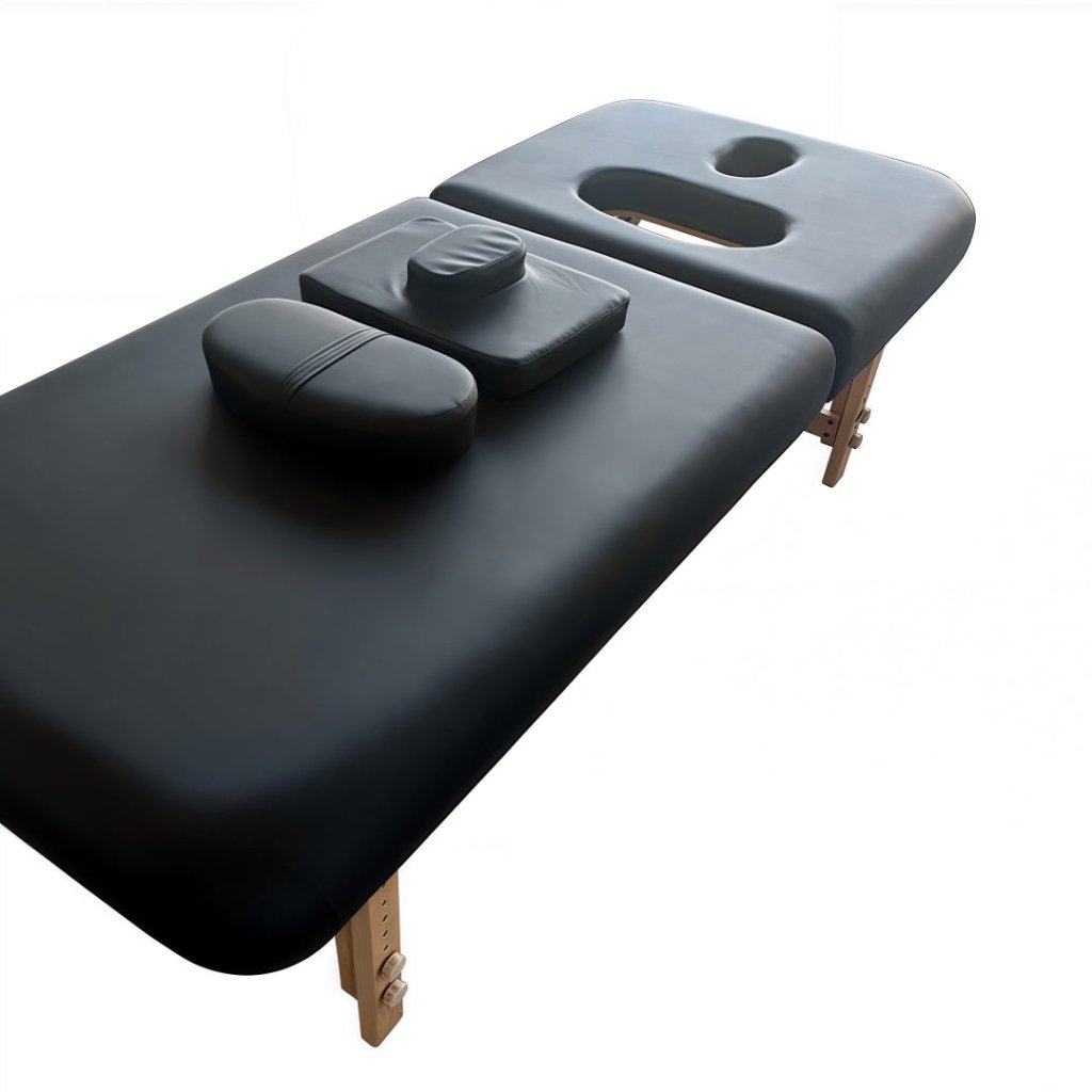 Wood Stationary Massage Bed With Strong Frame 101704 - GreenLife - Stationary Massage Table