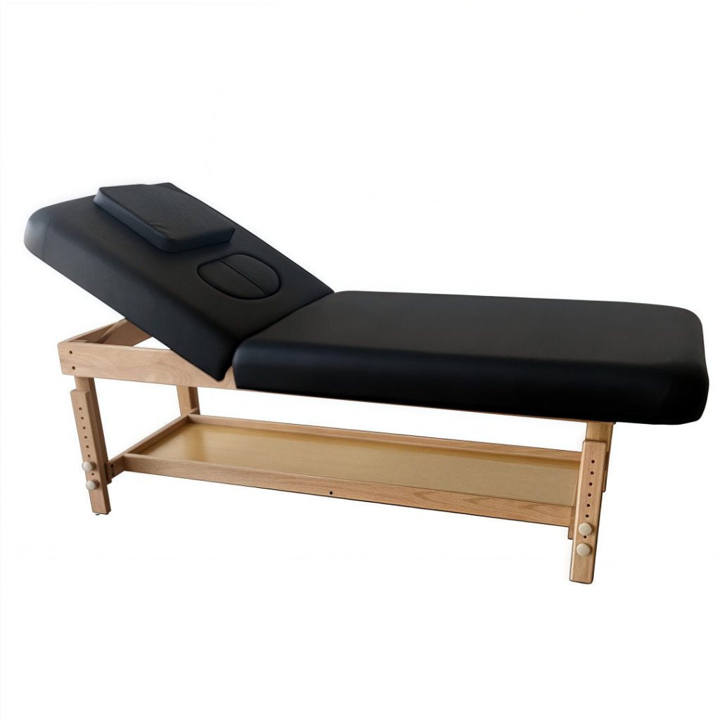 Wood Stationary Massage Bed With Strong Frame 101704 - GreenLife - Stationary Massage Table