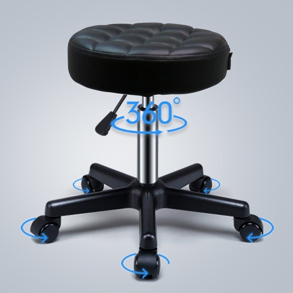 Greenlife Super Comfort Hydraulic Adjustable Height Rolling Stool - RS321/2 - GreenLife - Rolling Stool