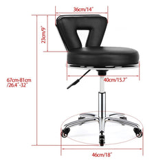Advance Hydraulic Adjustable Rolling Stool - RSWB471 - GreenLife - Rolling Stool