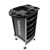 SalonLand Hair Salon Trolley Tools Car Hair Stylist Trolley for Hairdresser - GreenLife - Salon Trolley