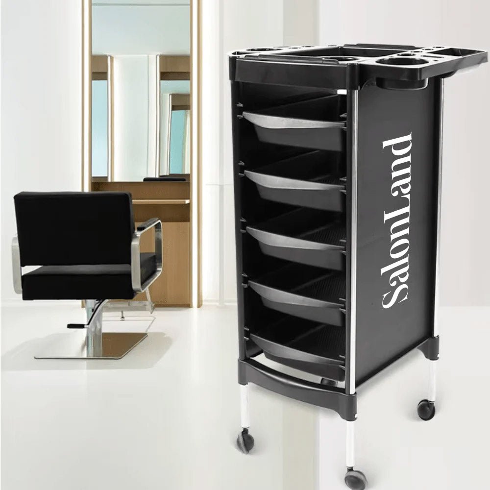 SalonLand Hair Salon Trolley Tools Car Hair Stylist Trolley for Hairdresser - GreenLife - Salon Trolley