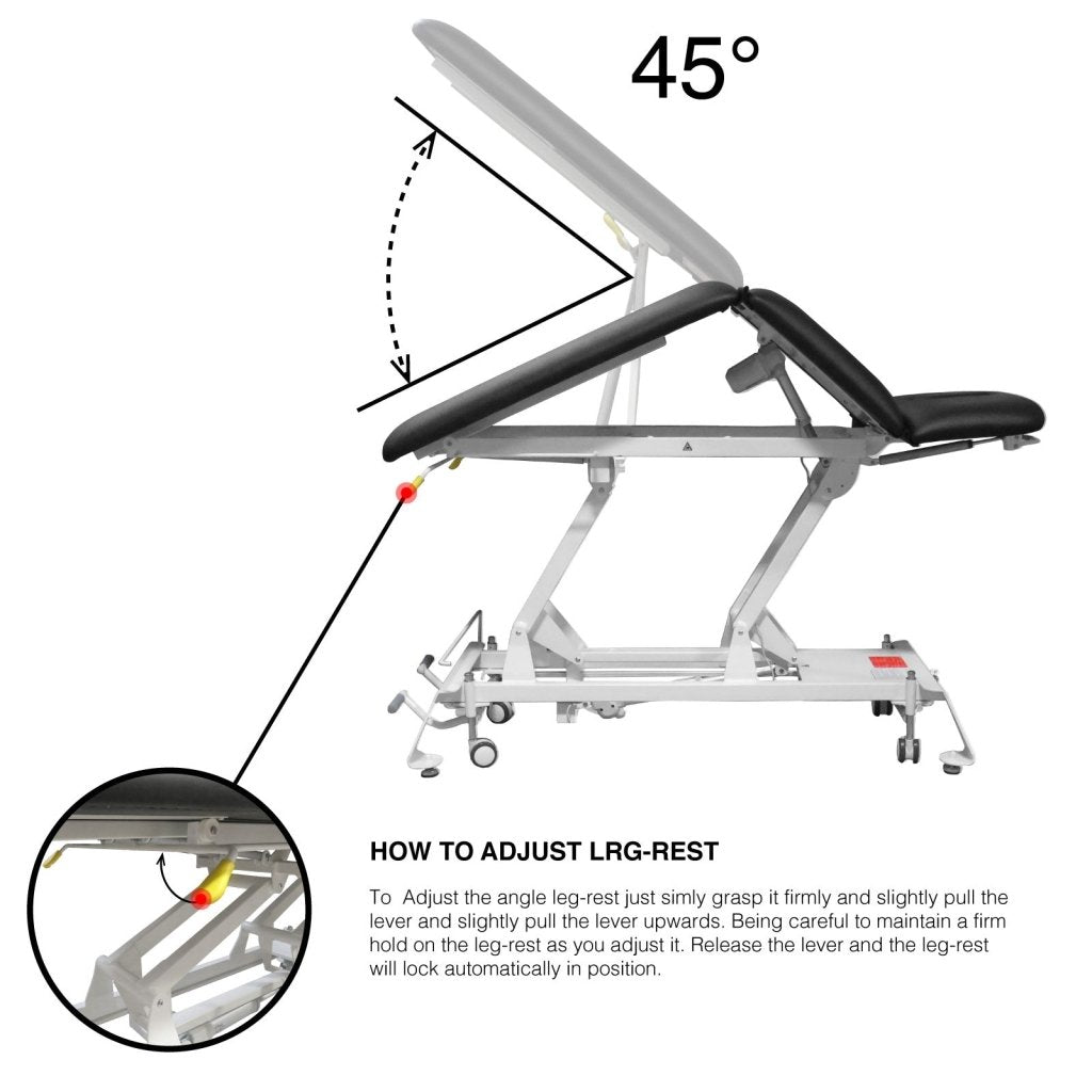 VIVINOVA ® German Dewert ® 2 motors Professional Deluxe Electric Massage Treatment Table RMT Bed - GreenLife - Electric Massage Bed