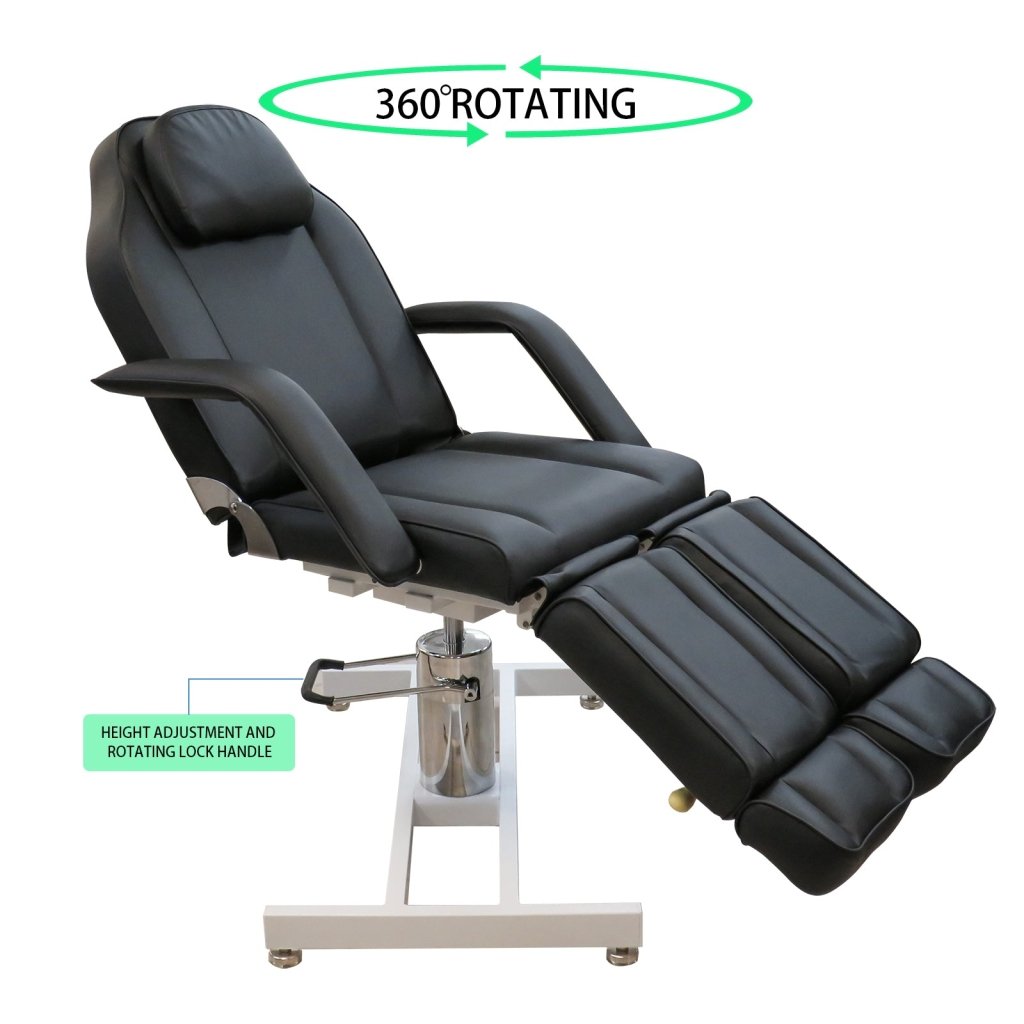 Greenlife Katia Hydraulic Adjustable Beauty SPA Tatoo Beauty Chair Bed with Separate Legs - GreenLife - Facial Bed