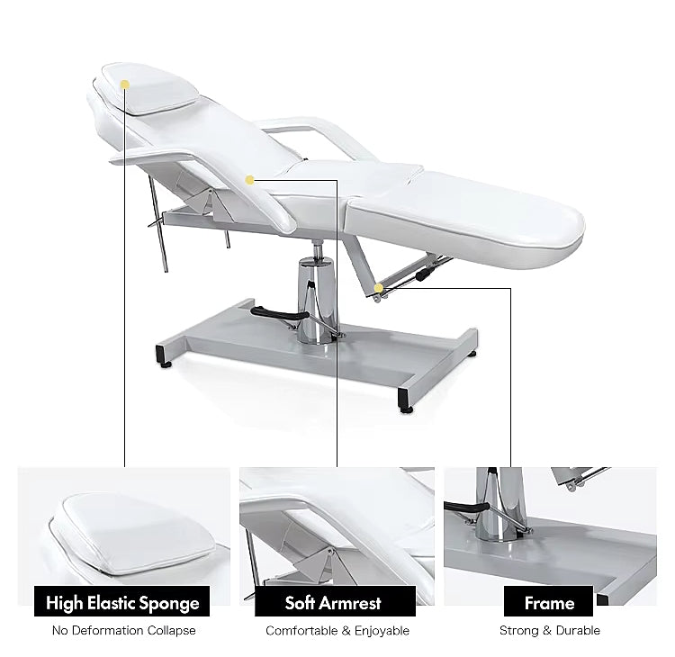 Greenlife 360° Upgraded Hydraulic Facial Bed beauty bed for Spa, Tattoo & Waxing - GreenLife - Facial Bed