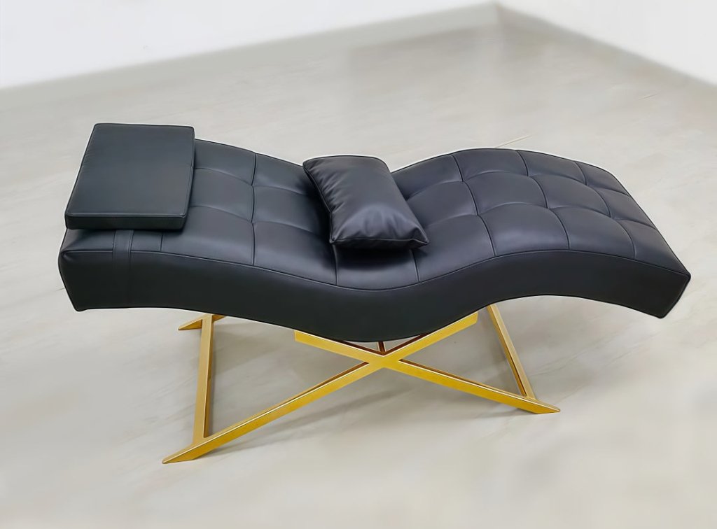 Luxury beauty salon curved lash facial eyelash extensions bed - GreenLife - Facial Bed