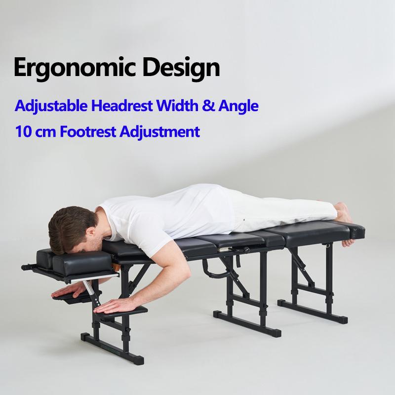Professional Deluxe Portable Chiropractic Table Treatment Bed Arena - 180 - GreenLife - Portable Chiropratic Table