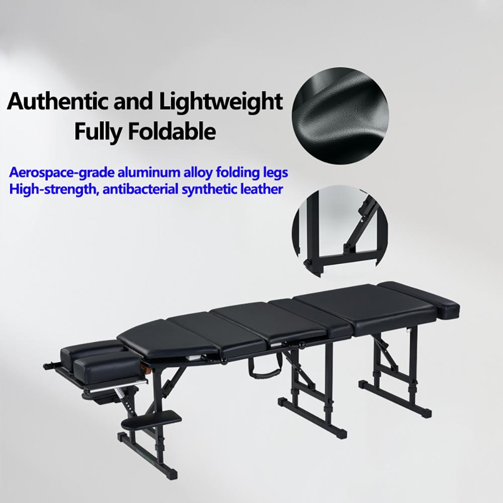 Professional Deluxe Portable Chiropractic Table Treatment Bed Arena - 180 - GreenLife - Portable Chiropratic Table