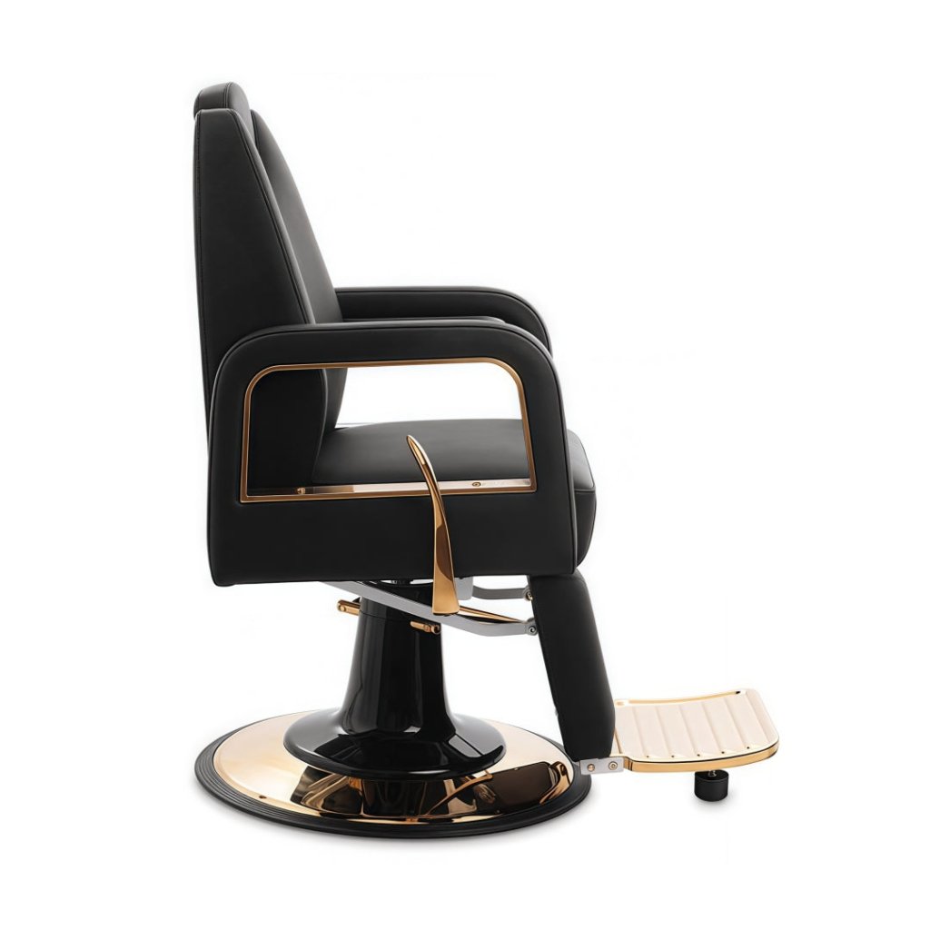 Greenlife Marina Luxury Beauty Salon Hairdressing Barber chair - white or black with gold - GreenLife - Reclining Chairs