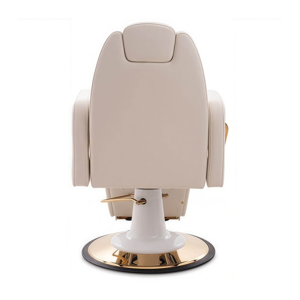 Greenlife Marina Luxury Beauty Salon Hairdressing Barber chair - white or black with gold - GreenLife - Reclining Chairs