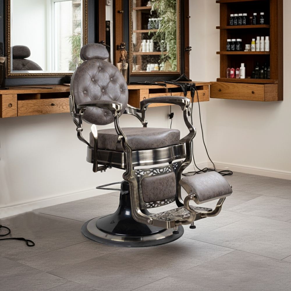 Greenlife ® Advanced Premium Antique Bronze Barber Chair - GreenLife - Barber Chair