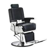 Greenlife ® Vader Advance Modern Recline Barber chair Black & Silver - GreenLife - Barber Chair