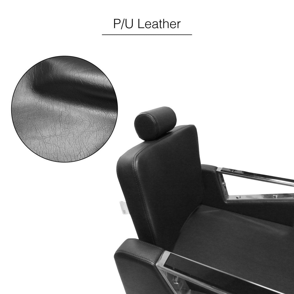 Modern Choice Recline Salon Barber Chair - Modern Sofa Style Heavy Duty PumpMultifunctional Salon Recliner Styling Chair BC 741 - GreenLife - Barber Chair