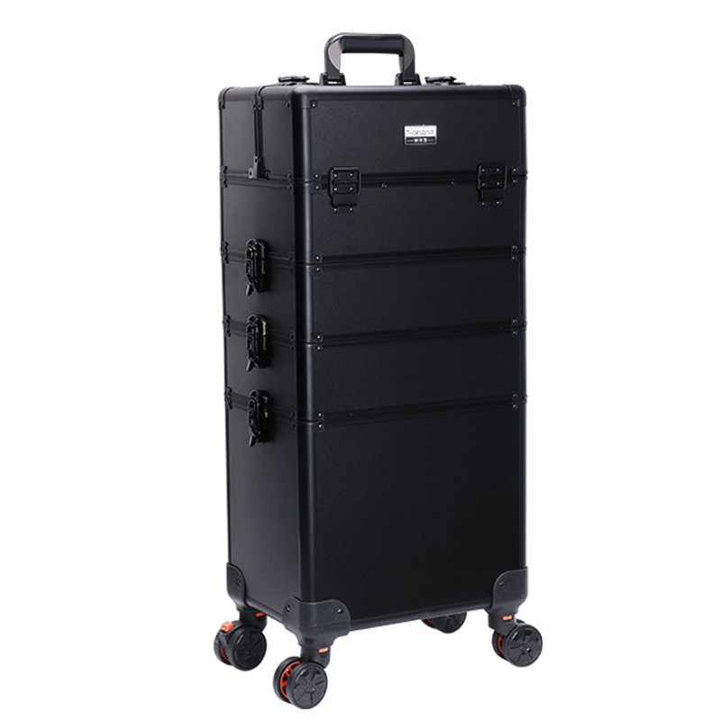 14" 4 In 1 Aluminum Rolling Makeup Case - GreenLife - Makeup Case