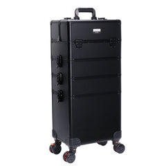 14" 4 In 1 Aluminum Rolling Makeup Case - GreenLife - Makeup Case