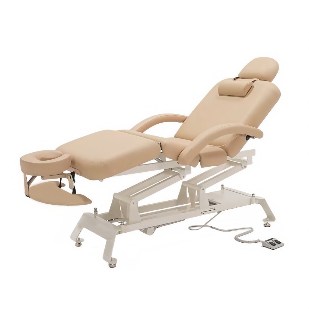 VIVANOVA ® German Dewert Motor Camino Deluxe Electric Massage Table Bed with 2 head sets - GreenLife - Electric Massage Bed