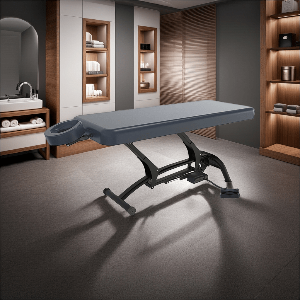 VIVANOVA® 28" 30“ German Dewert® motor Goodwill Electric Treatment Massage Table Bed with Foot Control Pedal - GreenLife - Electric Massage Bed