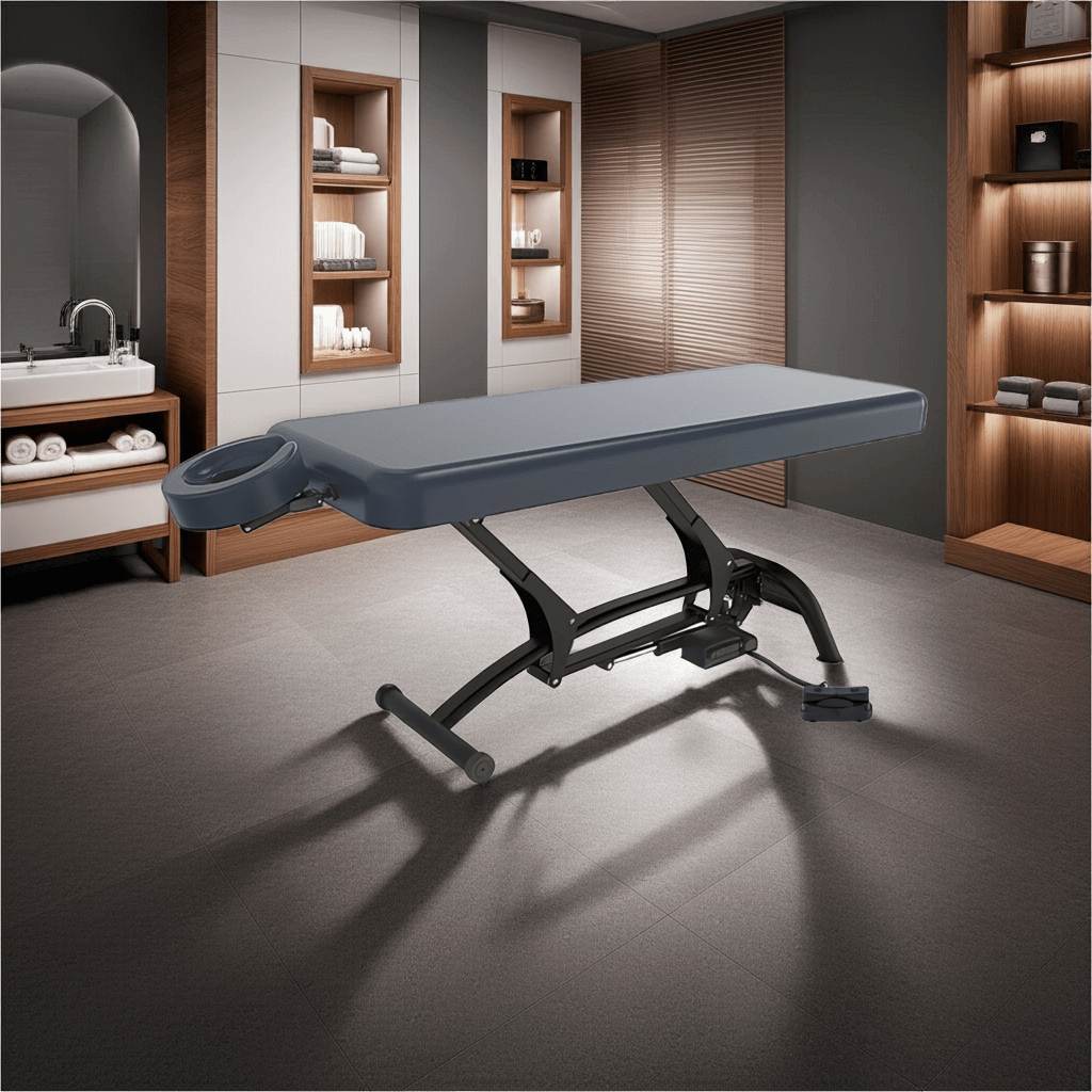 VIVANOVA® 28" 30“ German Dewert® motor Goodwill Electric Treatment Massage Table Bed with Foot Control Pedal - GreenLife - Electric Massage Bed