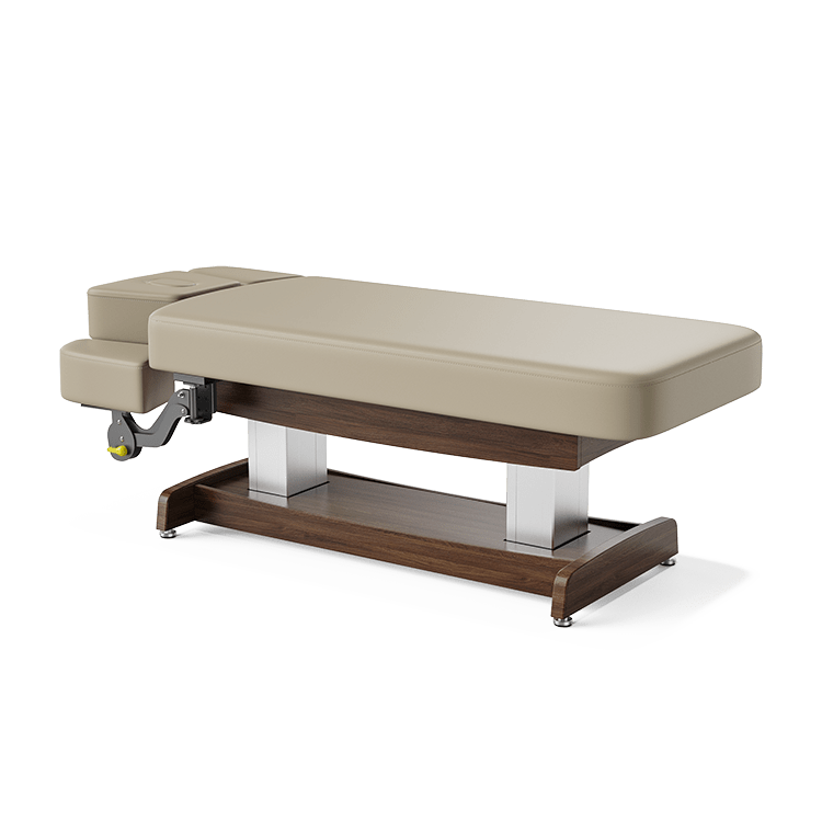 VIVANOVA 33.5" width Union Electric Lift Massage Spa Table Beauty - Flat model - GreenLife - Electric SPA Bed