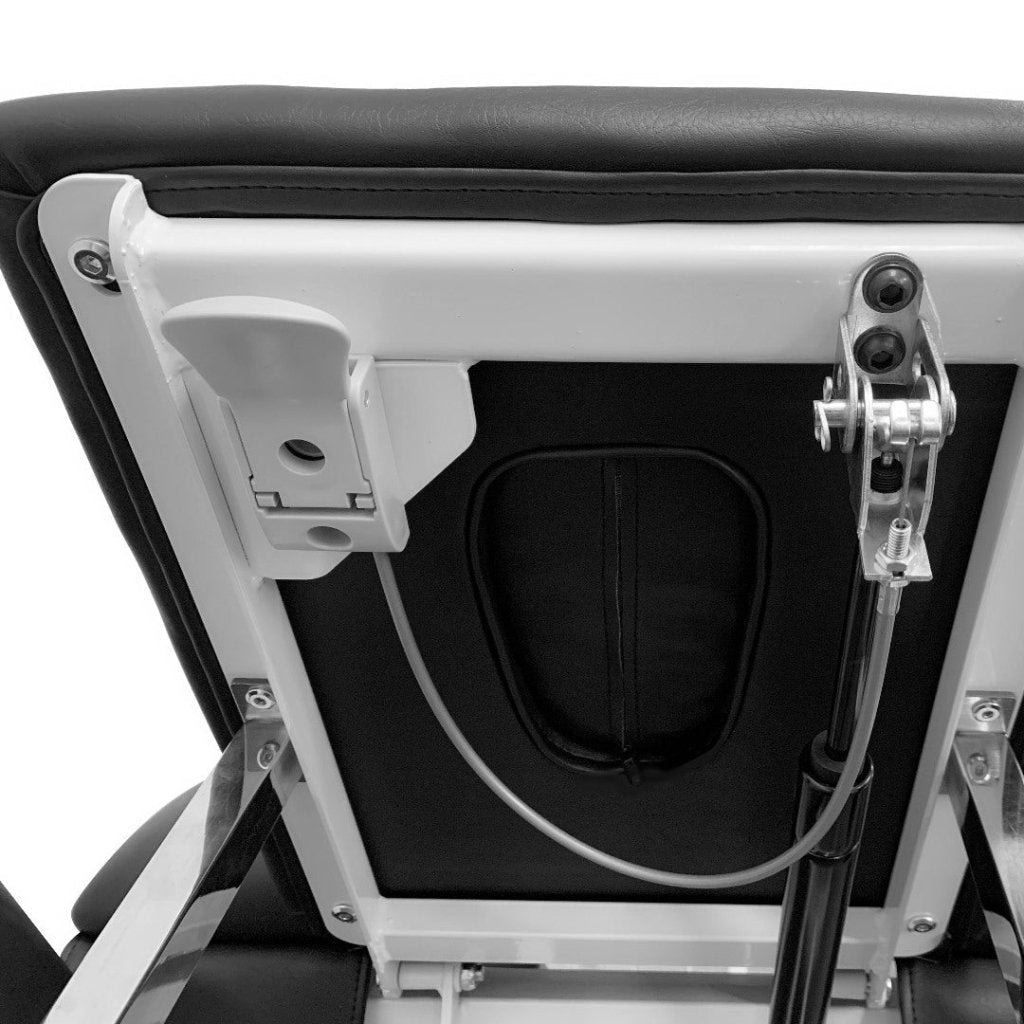 GreenLife ® Thomas Power Chiro Electric Treatment Table with 4 external wheels, two motors, double gas rod hydraulic support leg part - GreenLife - Electric Massage Bed