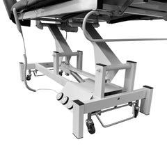 GreenLife ® Thomas Power Chiro Electric Treatment Table with 4 external wheels, two motors, double gas rod hydraulic support leg part - GreenLife - Electric Massage Bed