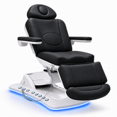 Greenlife Ageless ±180° Swivel Electric 4 Motors Beauty Chair with Heating, Silicone Leather, LED lights & Paper holder