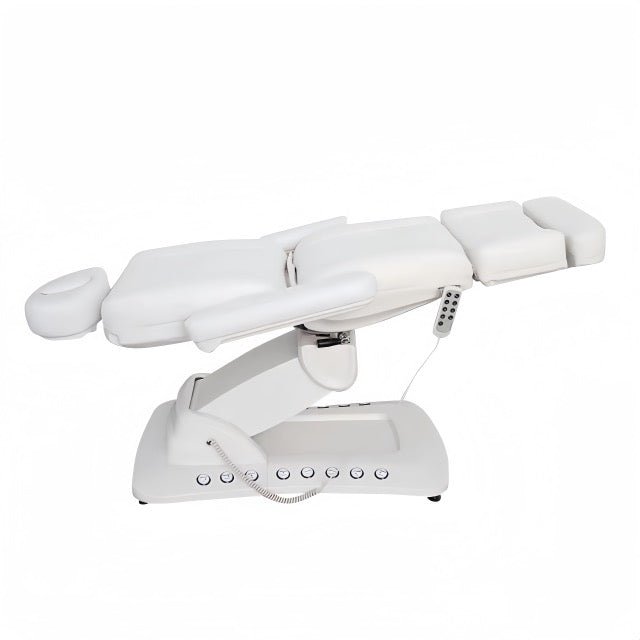 Ageless 360° Rotating Electric 4 Motors Beauty Eyelash SPA Facial Chair / Table / Bed with build in foot control & Handheld Controler - GreenLife - Electric Beauty Bed