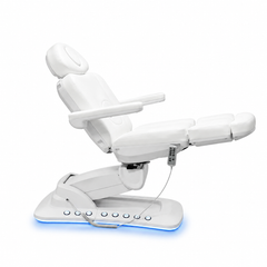 Greenlife Ageless ±180° Swivel Electric 4 Motors Beauty Chair with Heating, Silicone Leather, LED lights & Paper holder