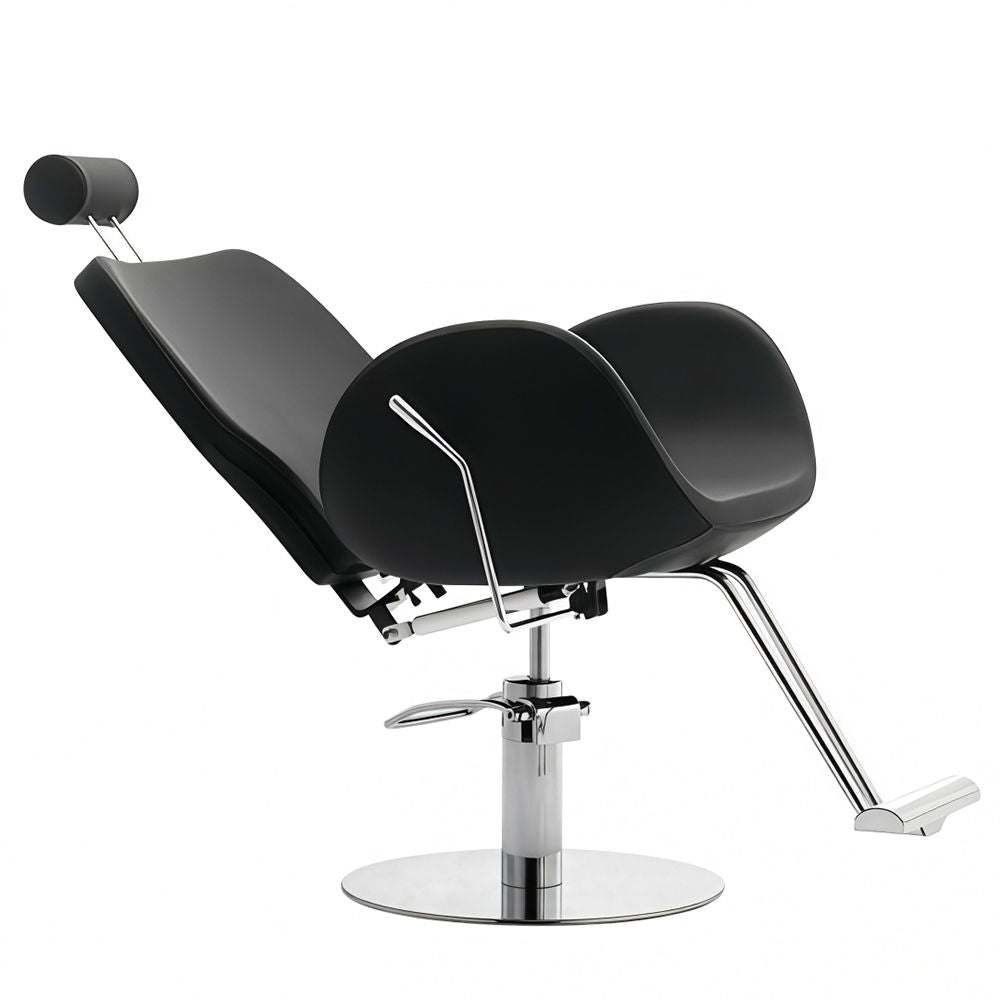 Greenlife Modern Salon Hydraulic Styling Chair With Reclining Backrest - Greenlife - Reclining Chair