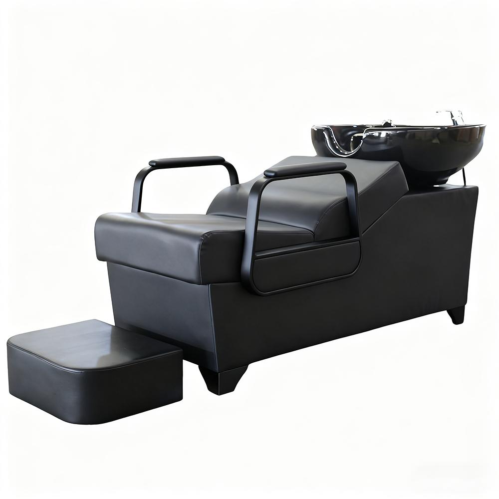 Shampoo Unit Chair with Ceramic Basin UPC Certified Check Valve - GreenLife - Shampoo Unit