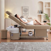 Greenlife Luxury Thai Japanese Headspa for Professional Thai Head SPA Backwash Shampoo Sink Bed with Adjustable Backrest - GreenLife - Shampoo Unit