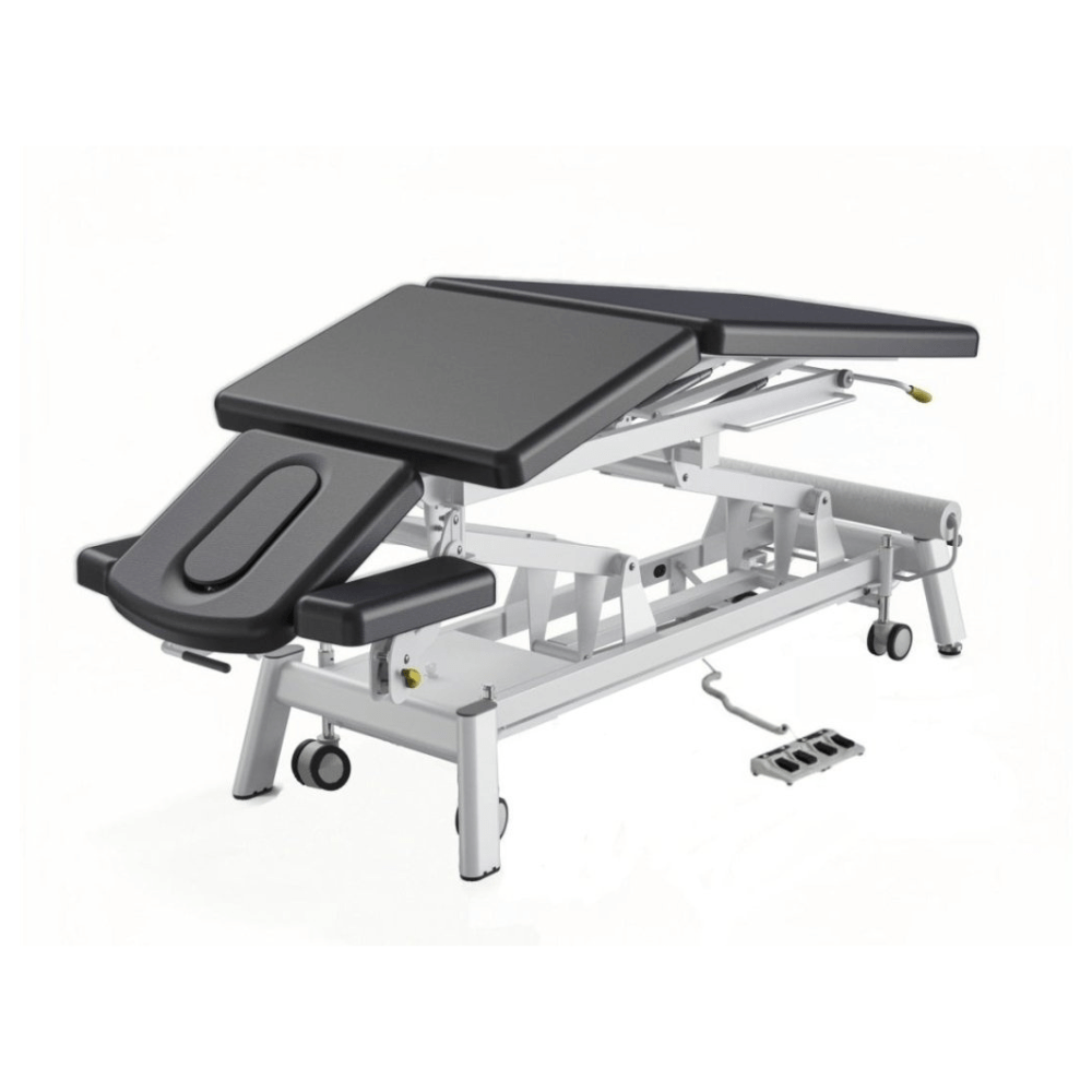 VIVANOVA ® German Dewert ® 2 Motors Infinity Electric Height Adjustable Physiotherapy Equipment Massage Table Treatment Bed - Grey , for Chiropractor RMT Clinic - GreenLife - Electric Massage Bed