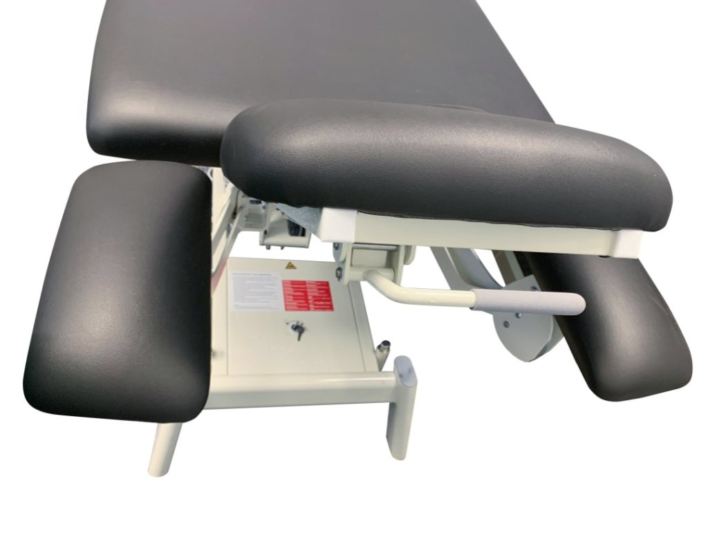 VIVANOVA ® German Dewert Motor 27" Width Echo Series Basic Electric Examination Chiropractic Treatment Bed Physiotherapy Table for Hospital and Chiropractor RMT Clinic Black - GreenLife - Electric Massage Bed