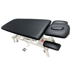 VIVANOVA ® German Dewert Motor 27" Width Echo Series Basic Electric Examination Chiropractic Treatment Bed Physiotherapy Table for Hospital and Chiropractor RMT Clinic Black - GreenLife - Electric Massage Bed