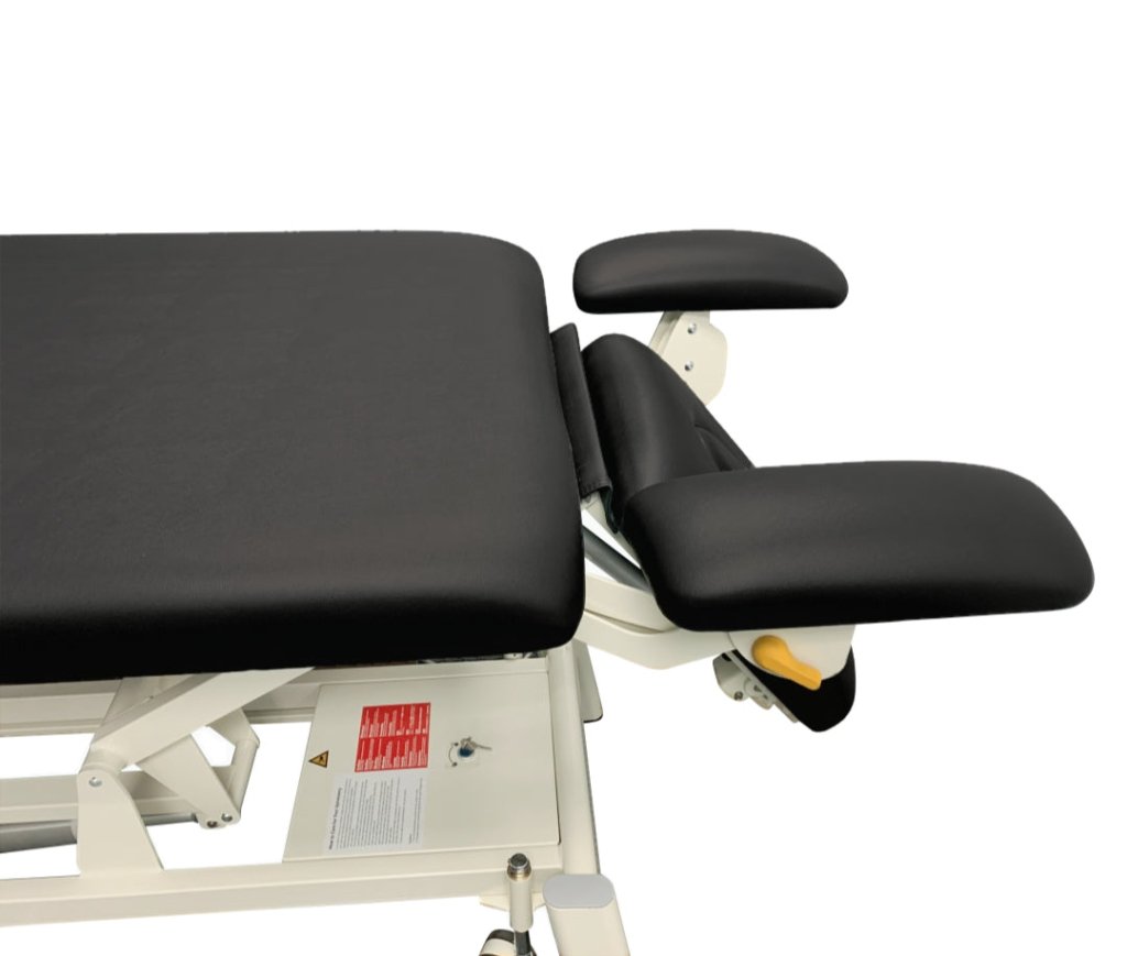 VIVANOVA ® German Dewert Motor 27" Width Echo Series Basic Electric Examination Chiropractic Treatment Bed Physiotherapy Table for Hospital and Chiropractor RMT Clinic Black - GreenLife - Electric Massage Bed